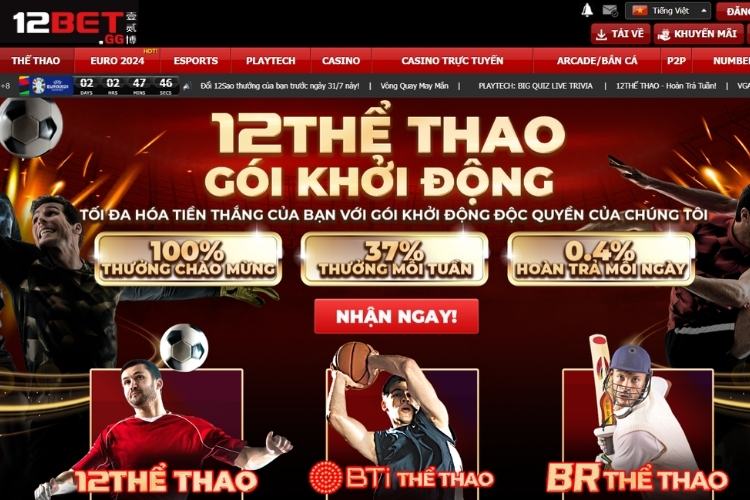 Những ưu điểm nổi bật tại thương hiệu 12BET